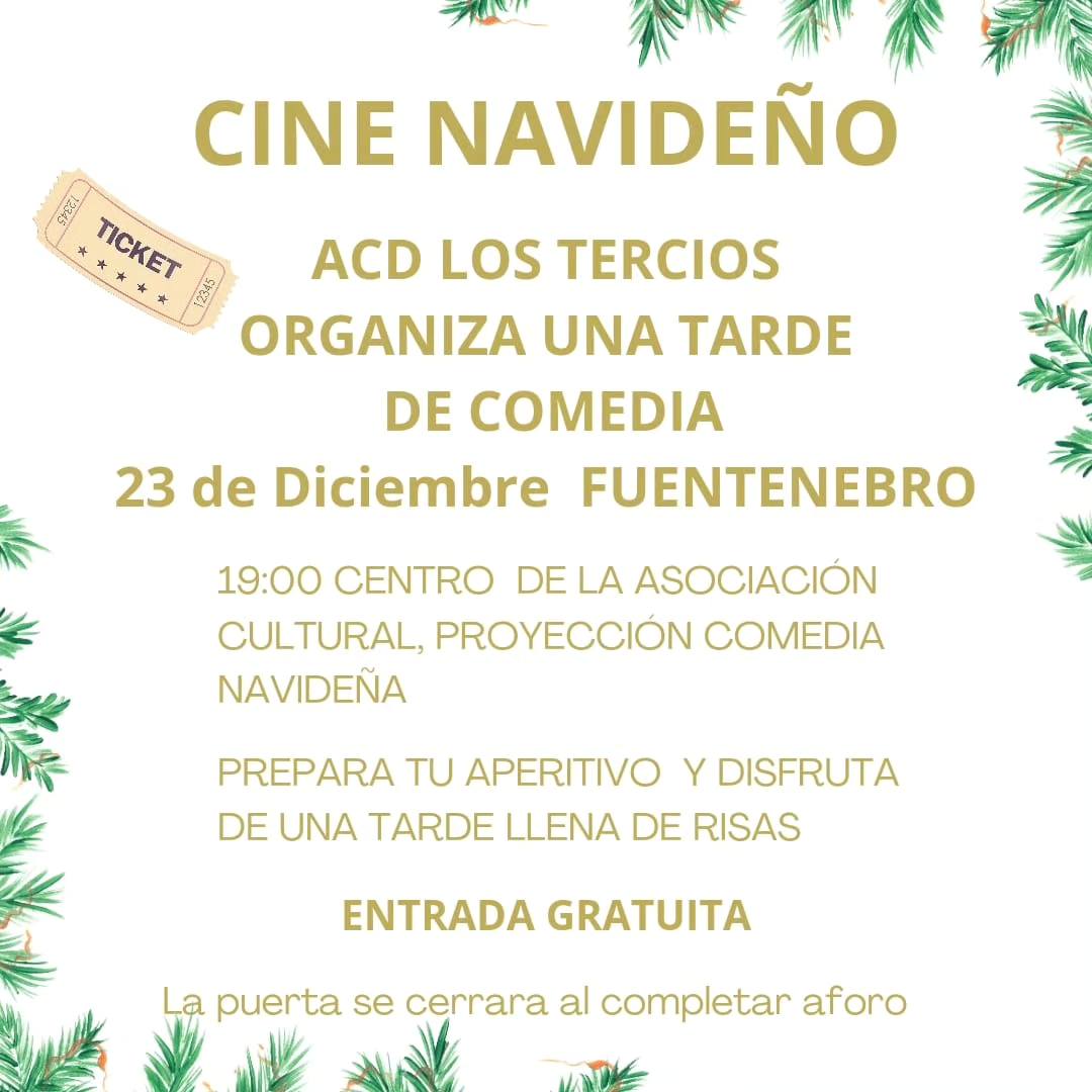 Cine Navideño el 23 de Diciembre