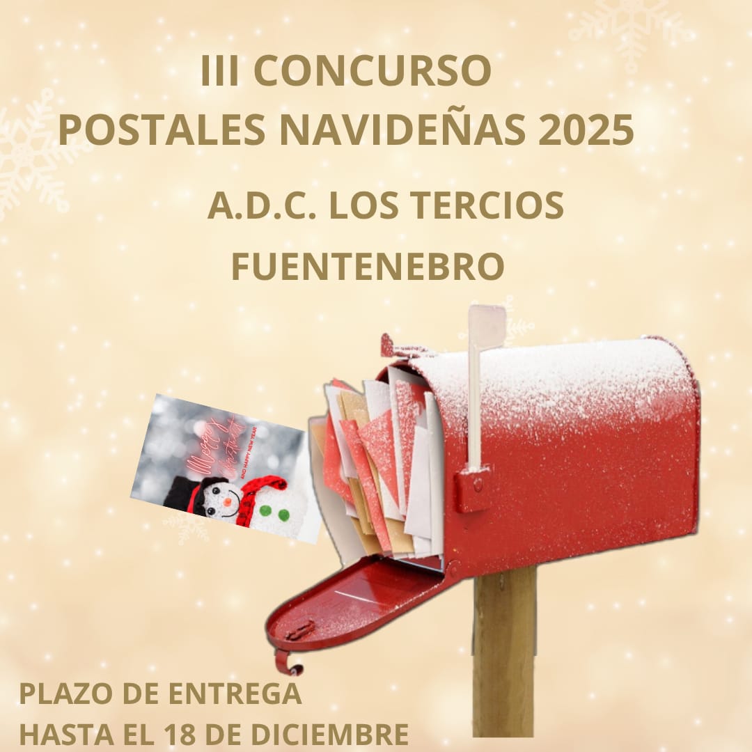 La Asociación Los Tercios de Fuentenebro lanza su III Concurso de Postales Navideñas