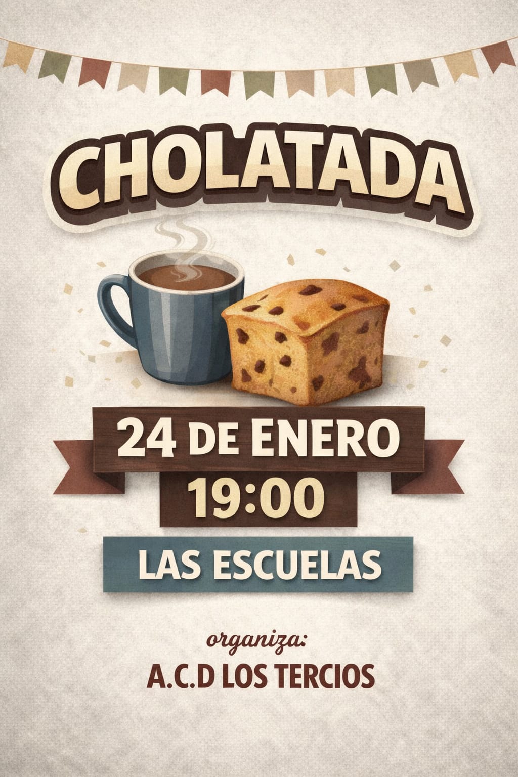 Chocolatada en Fuentenebro organizada por Los Tercios
