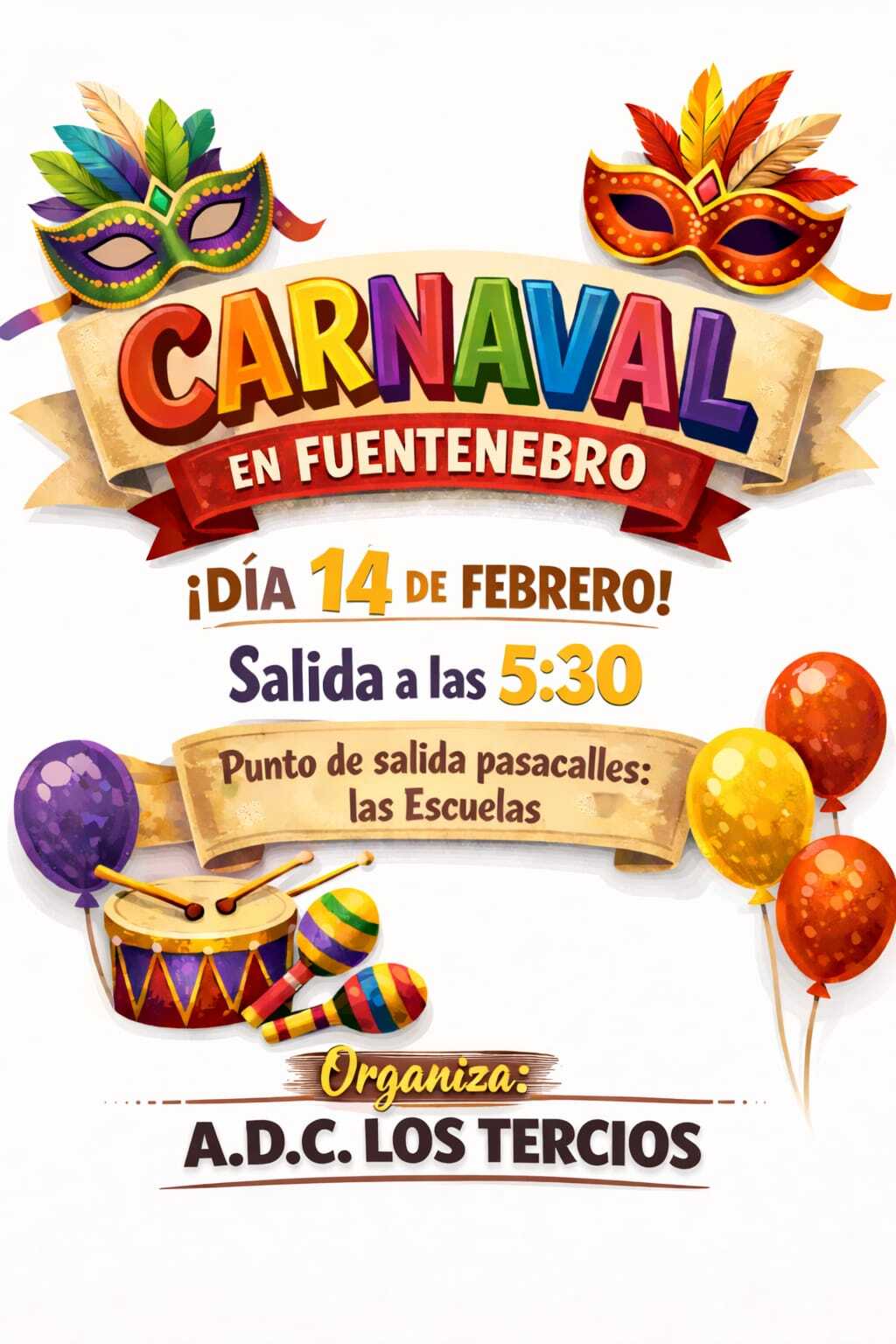 ¡LLEGA EL CARNAVAL A FUENTENEBRO!